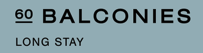 60 Balconies