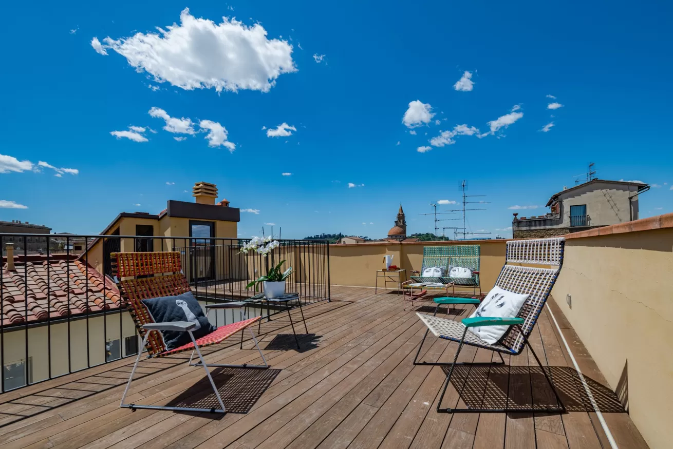 Penthouse 3 bedrooms terrace, lift, Ponte Vecchi - Apartments Florence
