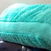 Asciugamano color acquamarina in cotone - Como Design Apartment
