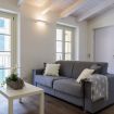 Il comodo divano in tessuto del soggiorno - Palazzo Tatti