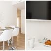 Dettaglio tavolo da pranzo - Pure White Luxury Apartment