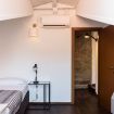 Camera da letto doppia con armadio in tessuto - Palazzo del Pero