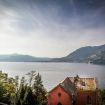 Panoramica del lago di Como e montagne - Le Casette Breva