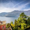 Panoramica del lago di Como e montagne - Le Casette Tivano