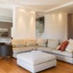 Stupendo divano angolare con isola in tessuto - Villa Benedetta