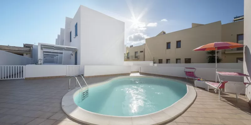 Blu Mare Bilo Plus con veranda e piscina - itregolfiaccomodation