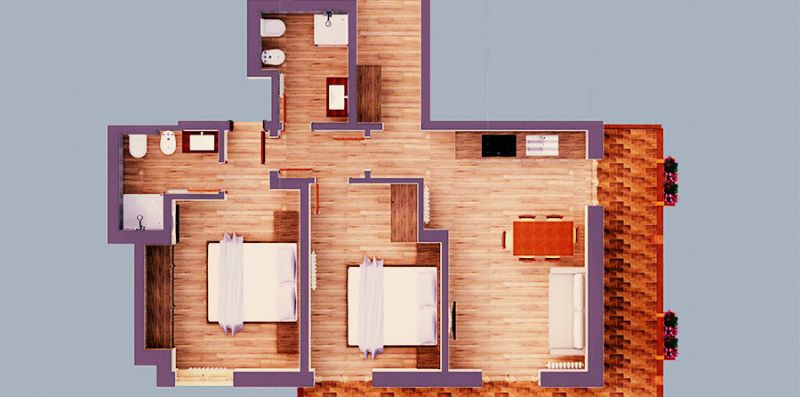 Suite Italy Pinzolo Due  -  App. Int. 7 -  San Giuliano - suiteitaly